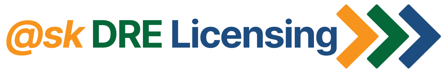 Ask DRE Licening
